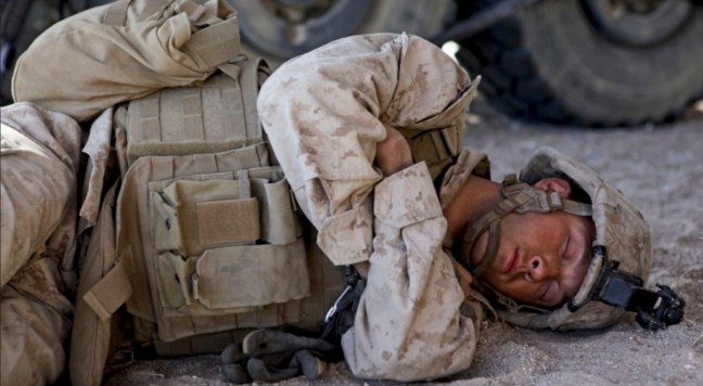 Marine Sleeping